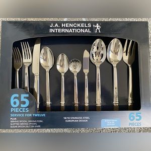 [SOLD] J.A. Henckels 18/10 Stainless Steel Silverware Set